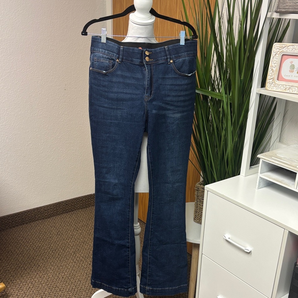 Dark Indigo Flare Jeans for Women